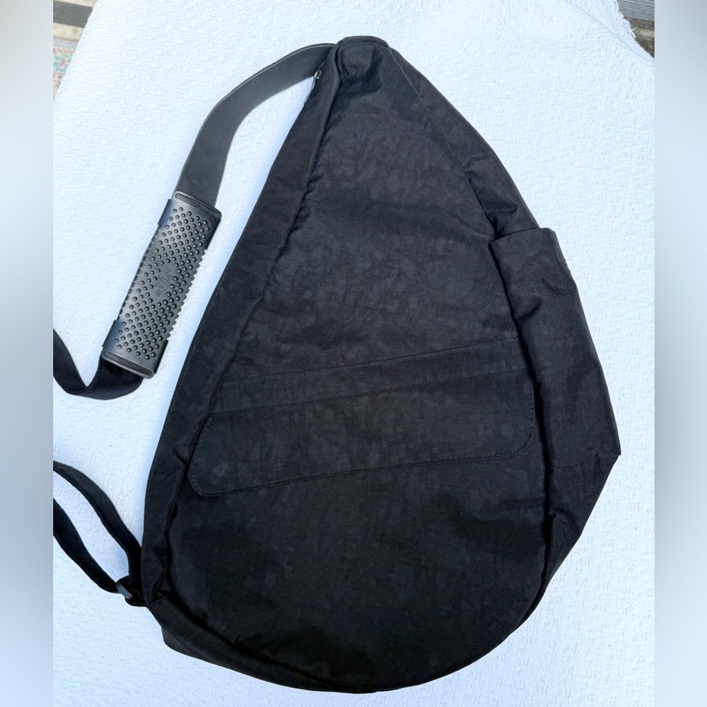 EUC AmeriBag 19" Distressed Nylon Healthy Back Bag Tote® (Med) Sling, Ergonomic!